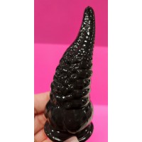 Alien Anal Plug BLACK w/suction cup base, SO CUTE!