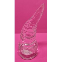 Alien Anal Plug, Clear, w/suction cup base