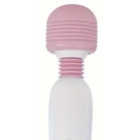 Body Wand, Multi-Speed, Rechargeable, WHITE w/Pink Head