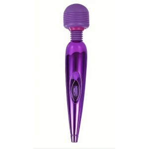 Body Wand, Multi-Speed, Rechargeable, PURPLE w/Purple Head