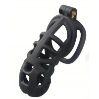 Cock Cage, Hard Plastic, 3 different size rings, 2 different types of Locking systems