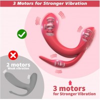 Wearable Panty Vibe, 10 Function, Remote Control, RED