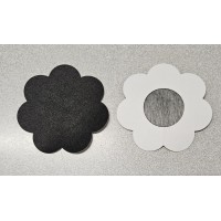 Nipple Covers/Pasties, 5 Pairs, Black