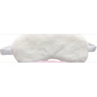 Plush Blindfold, OFF WHITE
