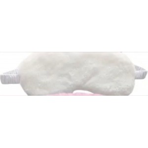 Plush Blindfold, OFF WHITE