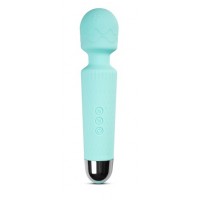 Wand 28 Functions Rechargeable SiliconeMassager Teal